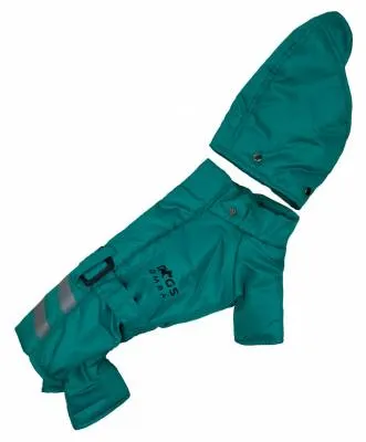 Зимовий комбінезон з поясом смарагдовий 9 R-39/9